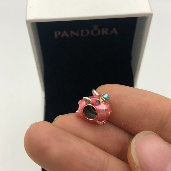 ✨🔥Pandora Flying Unicorn Pig Charm - Picture 7 of 10